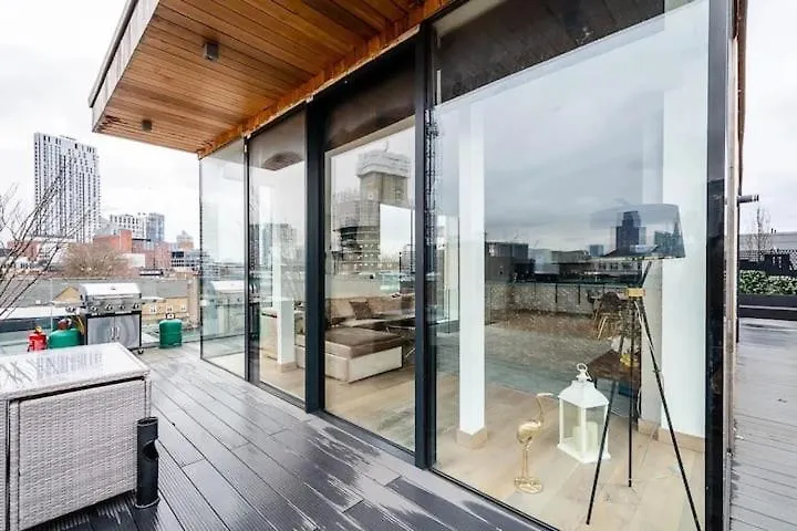 3 Bed 2 Bath Penthouse Hoxton Square With Terrace Apartment London