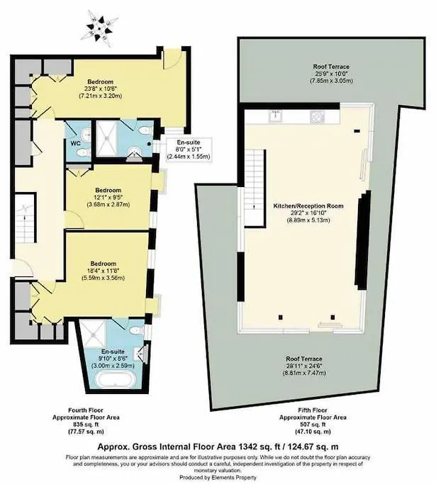 3 Bed 2 Bath Penthouse Hoxton Square With Terrace Apartment London