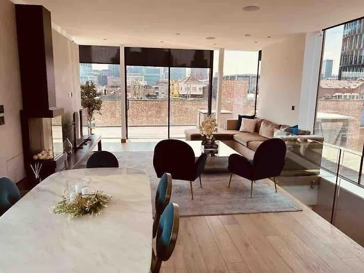 3 Bed 2 Bath Penthouse Hoxton Square With Terrace Apartment London