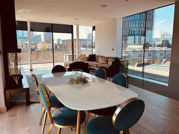 Apartmán 3 Bed 2 Bath Penthouse Hoxton Square With Terrace Londýn 0*,